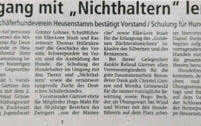 Jahreshauptversammlung