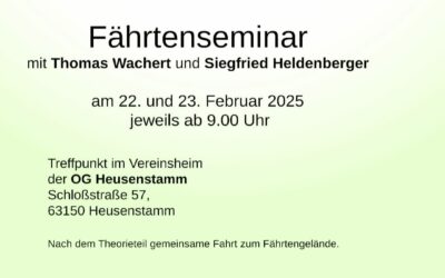 OG Heusenstamm lädt ein