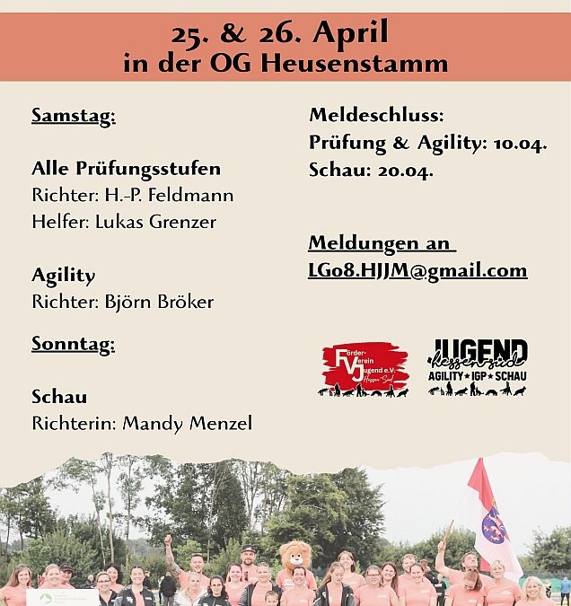 Hessische Jugend- und Juniorenmeisterschaft am 25. und 26. April bei der OG Heusenstamm